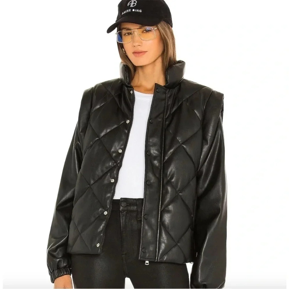 Pistola Callista Long Sleeve Puffer Jacket size XS Color Black